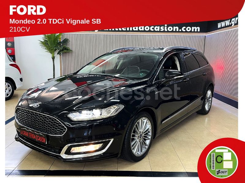 Negro Usado 2015 Ford Mondeo Vignale Familiar | 13.980 € - Imagen 1/4