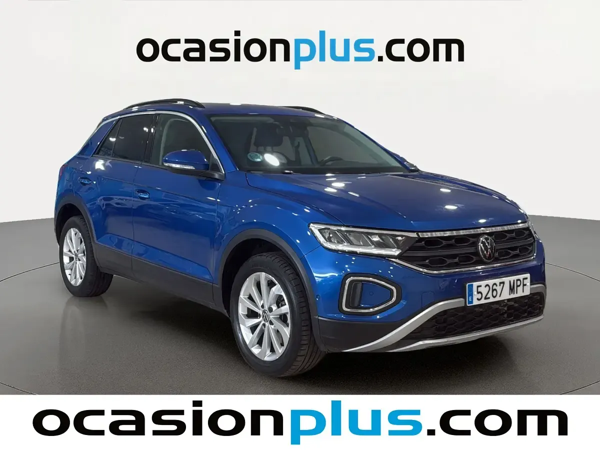 Usado VW T-Roc Life 150 CV (110 kW) 2024 Azul SUV