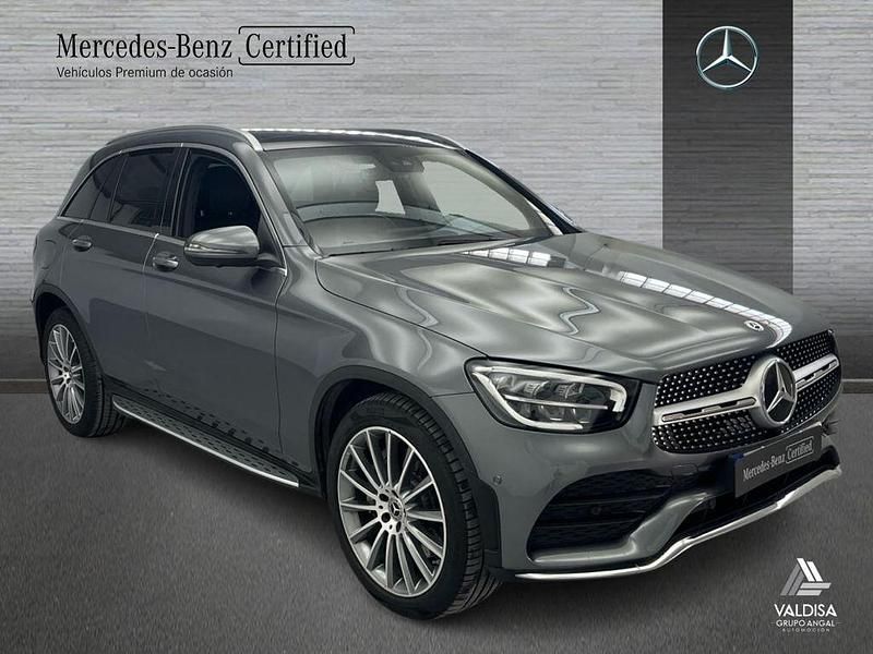 Usado Mercedes GLC220 AMG line 194 CV (142 kW) 2021 Gris / plateado SUV