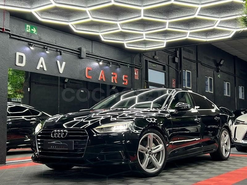 Usado Audi A5 Sportback Sport 190 CV (139 kW) 2018 Negro Utilitario