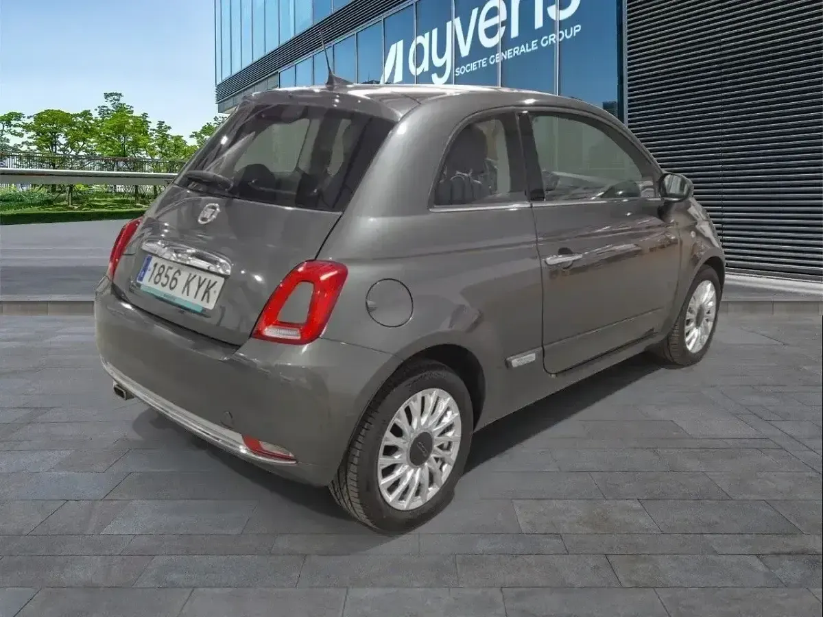 Usado Fiat 500 Lounge 69 CV (50 kW) 2019 Gris Utilitario