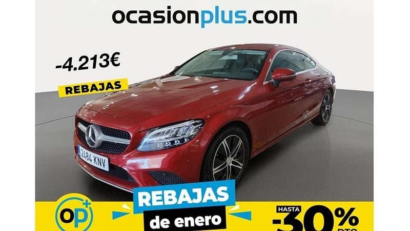 Rojo Usado 2018 Mercedes C200 Coupe | 29.364 € (Precio justo) - Imagen 1/4