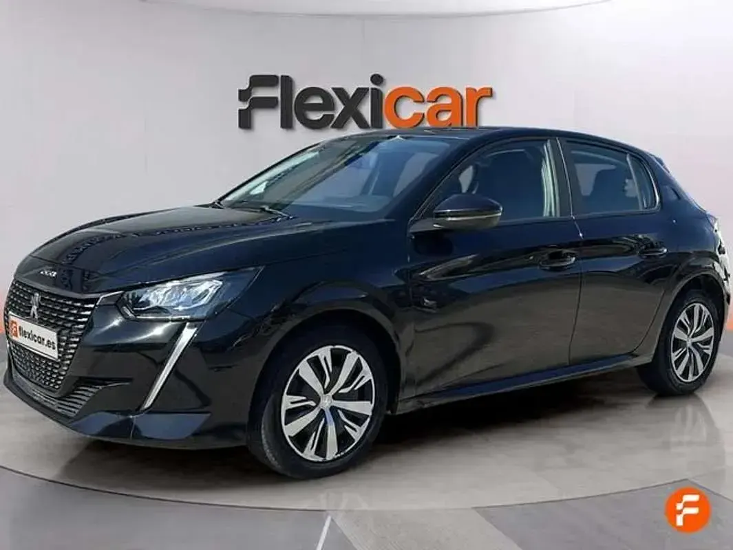 Usado Peugeot 208 Active 101 CV (74 kW) 2020 Negro Utilitario