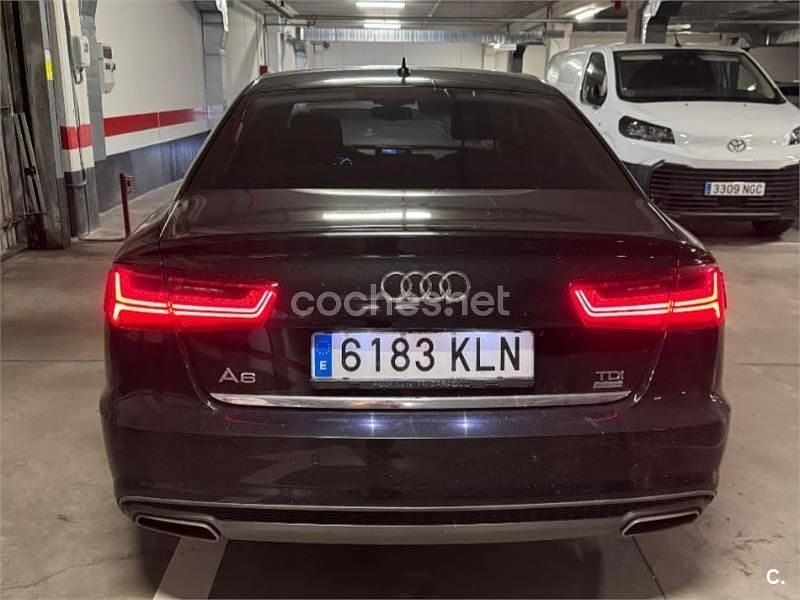 Begagnad Audi A6 S-Line 190 HK (139 kW) 2018 Svart Sedan