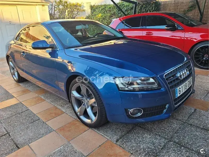 Usado Audi A5 211 CV (155 kW) 2009 Azul Coupe