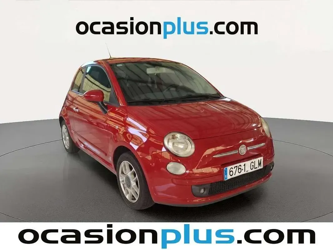 Usado Fiat 500 Pop 69 CV (50 kW) 2009 Rojo Descapotable