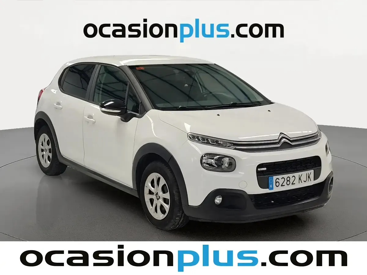 Usado Citroën C3 Feel 82 CV (60 kW) 2018 Blanco Utilitario