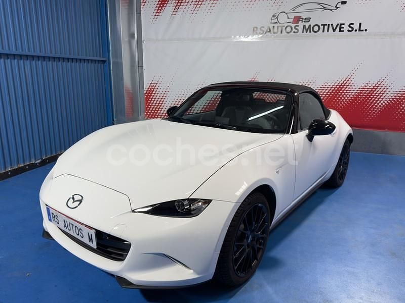Blanco Usado 2023 Mazda MX5 Homura-Line Descapotable | 28.990 € (Buen precio) - Imagen 1/4