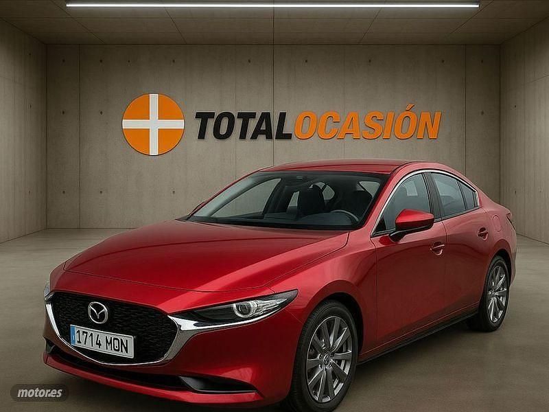 Rojo Usado 2023 Mazda 3 Berlina | 22.990 € (Precio justo) - Imagen 1/4