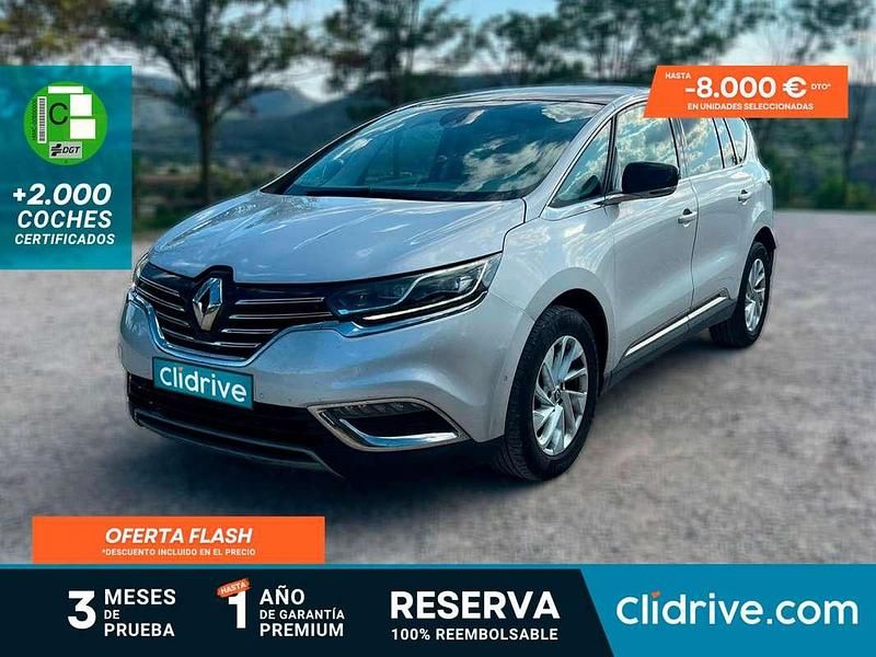 Gris Usado 2016 Renault Espace Zen Monovolumen | 10.490 € (Super precio) - Imagen 1/3