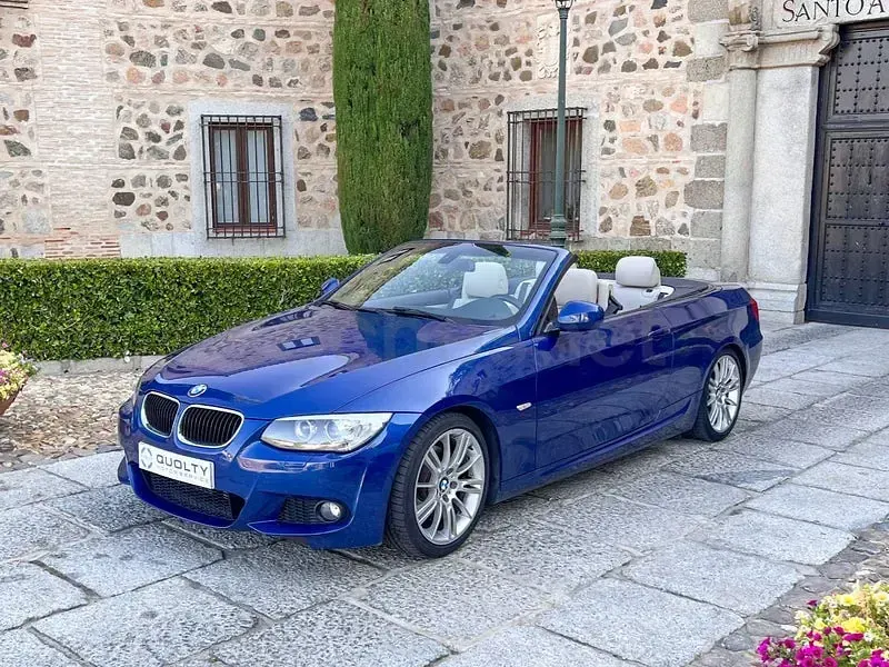 Usado BMW 320 Cabriolet 184 CV (135 kW) 2011 Azul Descapotable