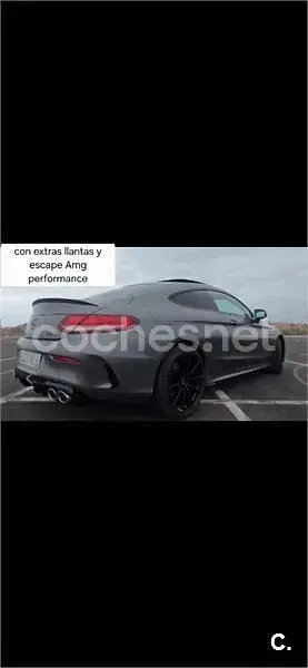 Usado Mercedes C43 AMG 390 CV (286 kW) 2020 Gris / plata Coupe