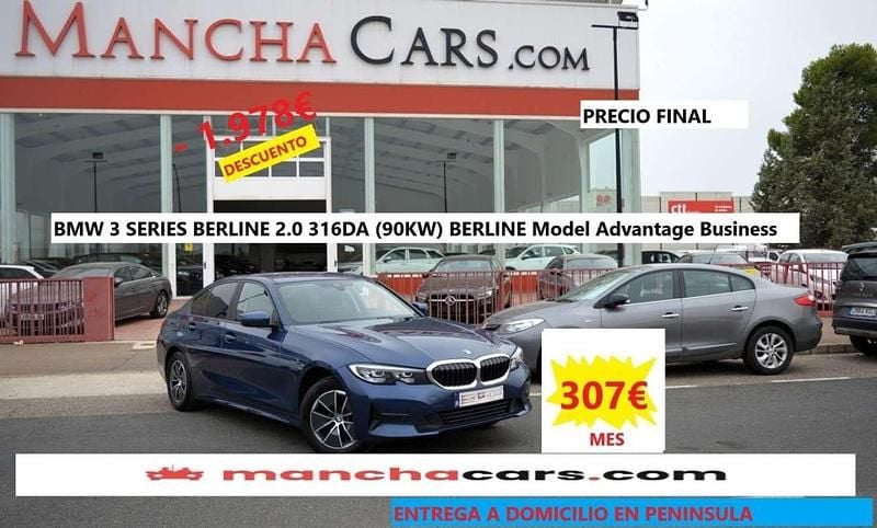 Azul Usado 2021 BMW 318 Advantage Berlina | 22.490 € (Super precio) - Imagen 1/4