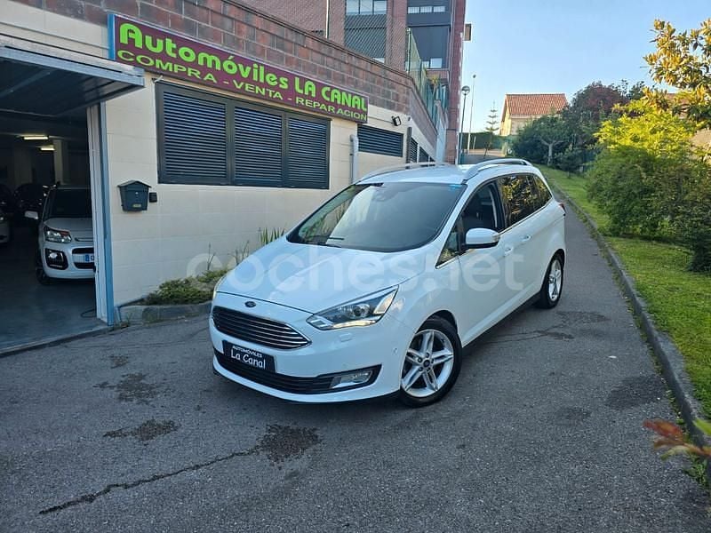 Blanco Usado 2018 Ford Grand C-Max Titanium Monovolumen | 12.500 € (Precio justo) - Imagen 1/4