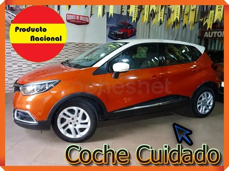 Usado Renault Captur Intens 90 CV (66 kW) 2014 Naranja SUV