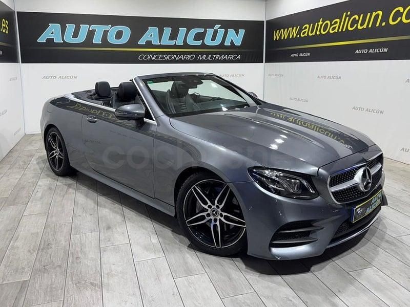 Usado Mercedes E220 194 CV (142 kW) 2018 Gris / plata Descapotable