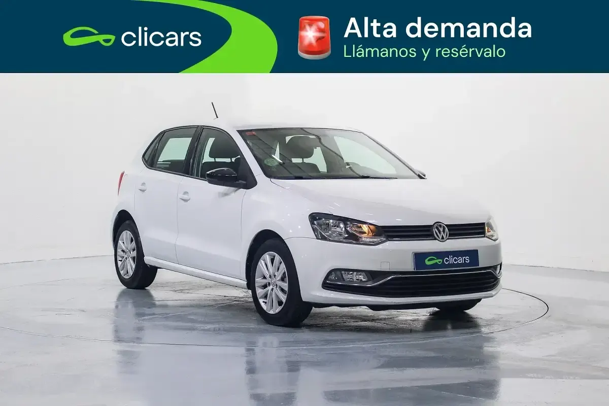 Usado VW Polo Advance 75 CV (55 kW) 2015 Blanco Berlina