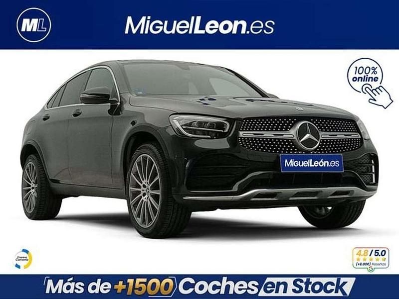 Usado Mercedes GLC300e 320 CV (235 kW) 2022 Negro Coupe