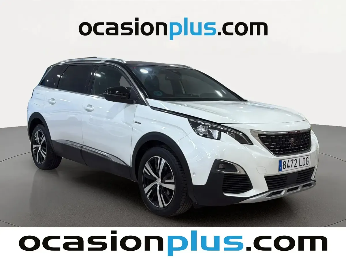Usado Peugeot 5008 GT-line 131 CV (96 kW) 2019 Blanco SUV