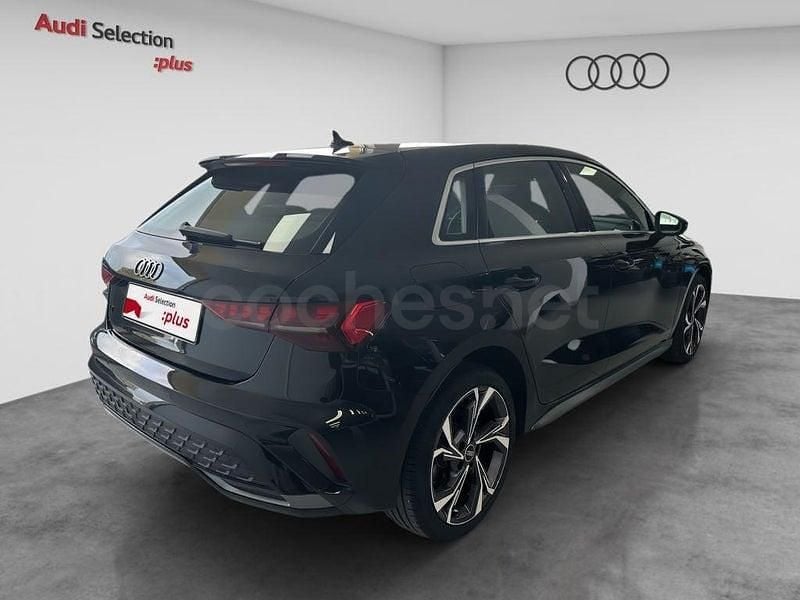 Usado Audi A3 S-Line 204 CV (150 kW) 2025 Negro Berlina