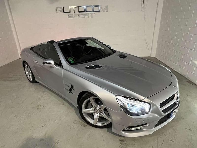 Usado Mercedes SL350 AMG 306 CV (225 kW) 2013 Plateado Coupe