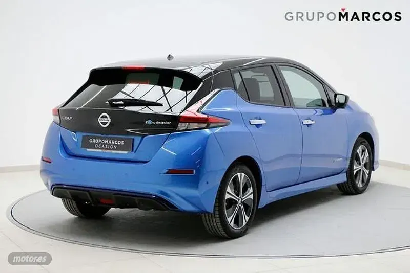 Usado Nissan Leaf Tekna 110 kW (150 CV) 2019 Azul Utilitario