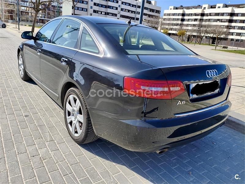 Usado Audi A6 136 CV (100 kW) 2009 Negro Berlina