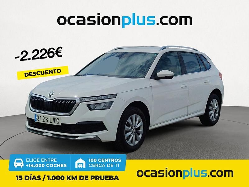Blanco Usado 2022 Skoda Kamiq Ambition SUV | 17.290 € (Precio justo) - Imagen 1/4