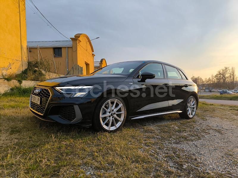 Usado Audi A3 S-Line 116 CV (85 kW) 2020 Negro Berlina
