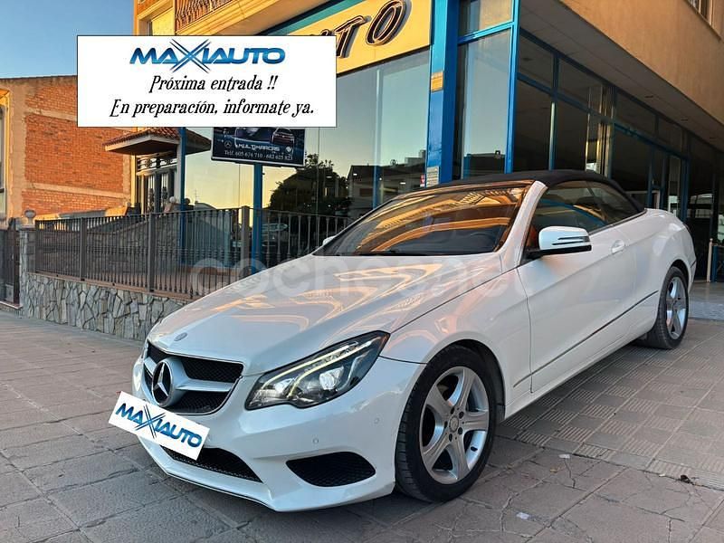 Blanco Usado 2014 Mercedes E220 Descapotable | 22.900 € (Precio justo) - Imagen 1/4
