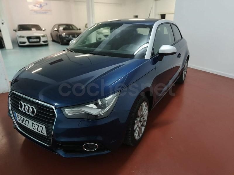 Usado Audi A1 Ambition 105 CV (77 kW) 2010 Azul Berlina