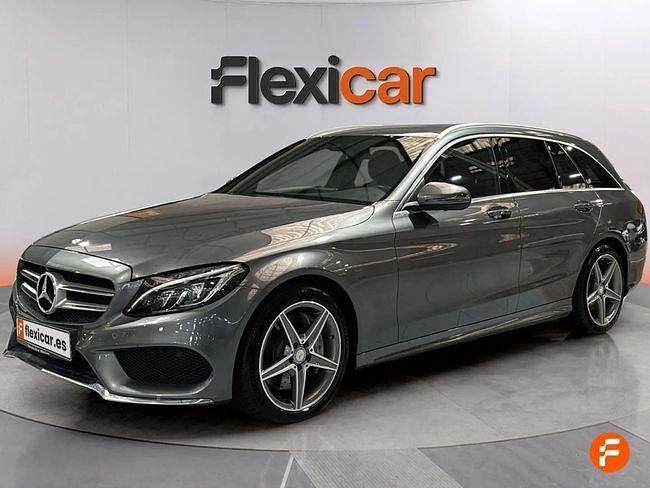 Usado Mercedes C250 AMG line 204 CV (150 kW) 2016 Gris Familiar