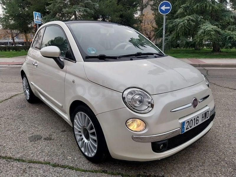 Usado Fiat 500 Lounge 85 CV (62 kW) 2014 Blanco Berlina