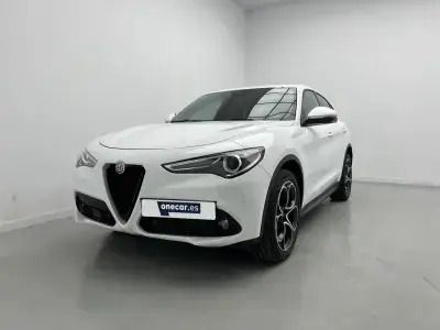 Blanco fuji white 217 Usado 2022 Alfa Romeo Stelvio Sprint SUV | 26.990 € (Super precio) - Imagen 1/1