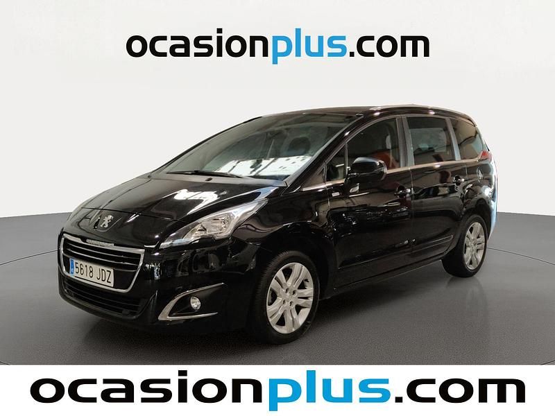 Negro Usado 2015 Peugeot 5008 Style Monovolumen | 9500 € (Buen precio) - Imagen 1/4