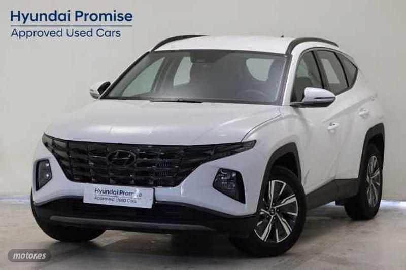 Atlas white Usado 2024 Hyundai Tucson SUV | 26.900 € (Precio justo) - Imagen 1/4