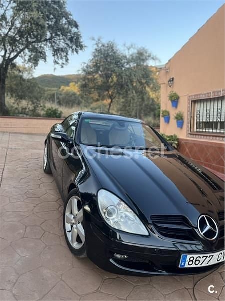 Usado Mercedes SLK200 163 CV (119 kW) 2004 Negro Descapotable