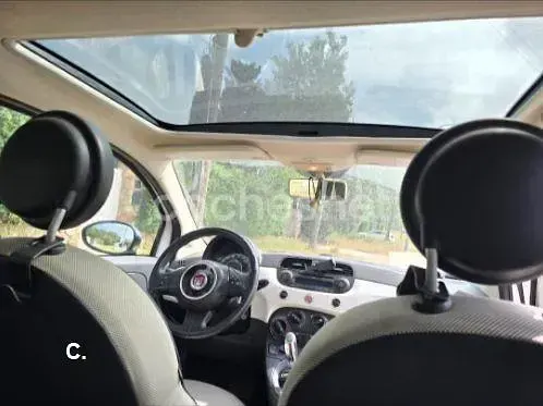 Usado Fiat 500 Sport 100 CV (73 kW) 2009 Blanco Descapotable