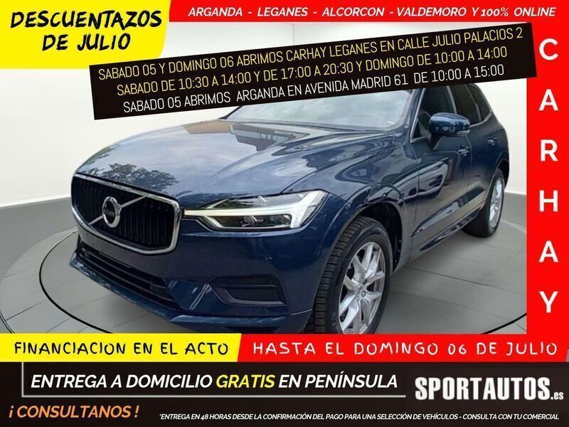 Azul Usado 2019 Volvo XC60 Momentum SUV | 24.990 € (Super precio) - Imagen 1/4