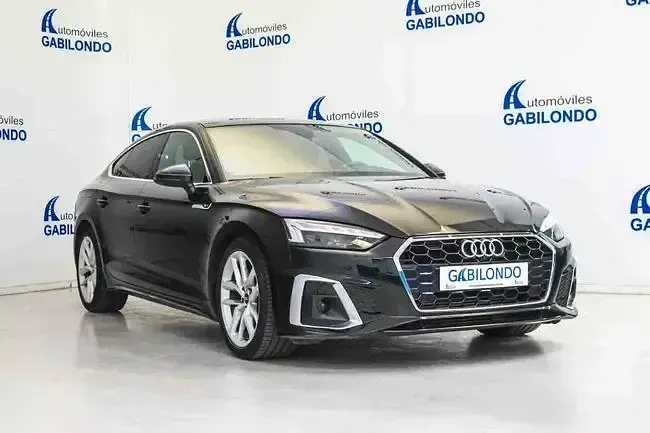 Usado Audi A5 Sportback S-Line 150 CV (110 kW) 2021 Negro Utilitario