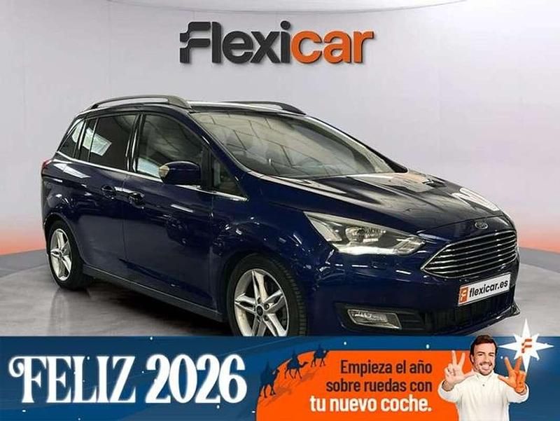 Azul Usado 2016 Ford C-MAX Titanium Monovolumen | 10.990 € (Precio justo) - Imagen 1/4
