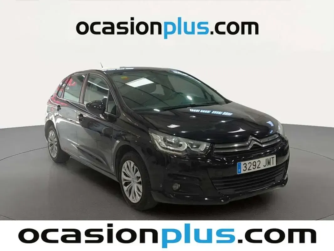 Usado Citroën C4 Feel 110 CV (80 kW) 2016 Negro Utilitario