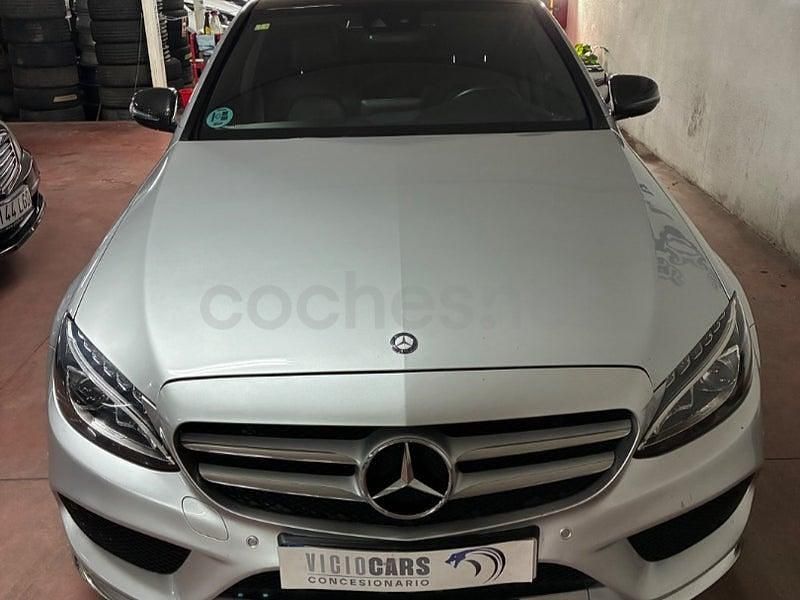 Usado Mercedes C200 AMG 136 CV (100 kW) 2016 Gris / plata Berlina