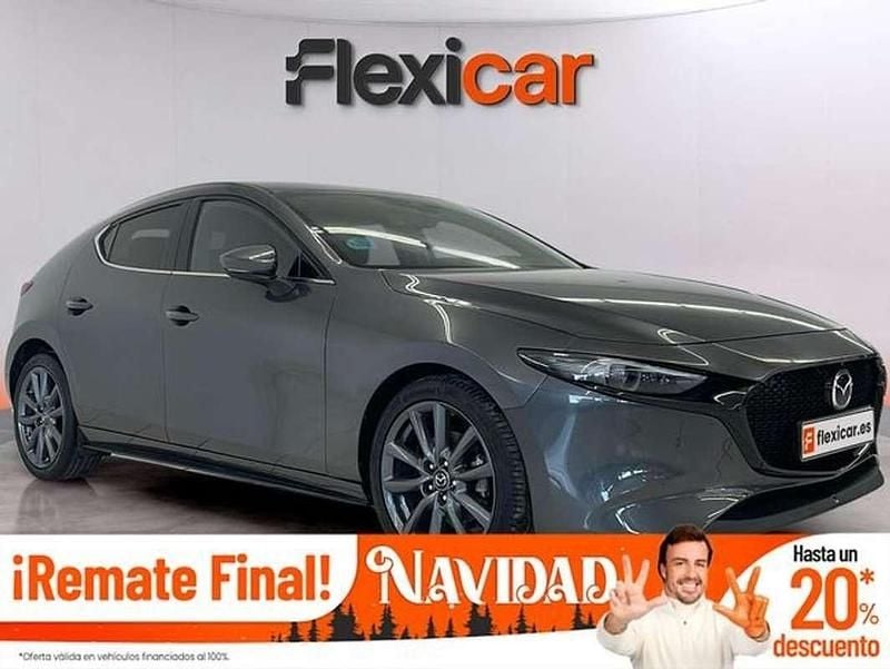 Gris Usado 2020 Mazda 3 Berlina | 18.990 € (Precio justo) - Imagen 1/4