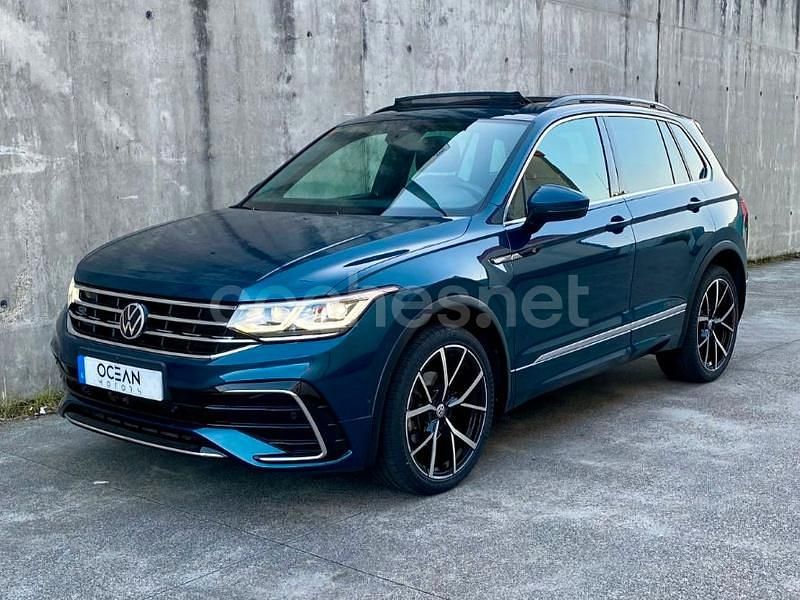 Usado VW Tiguan R-line 150 CV (110 kW) 2021 Azul SUV