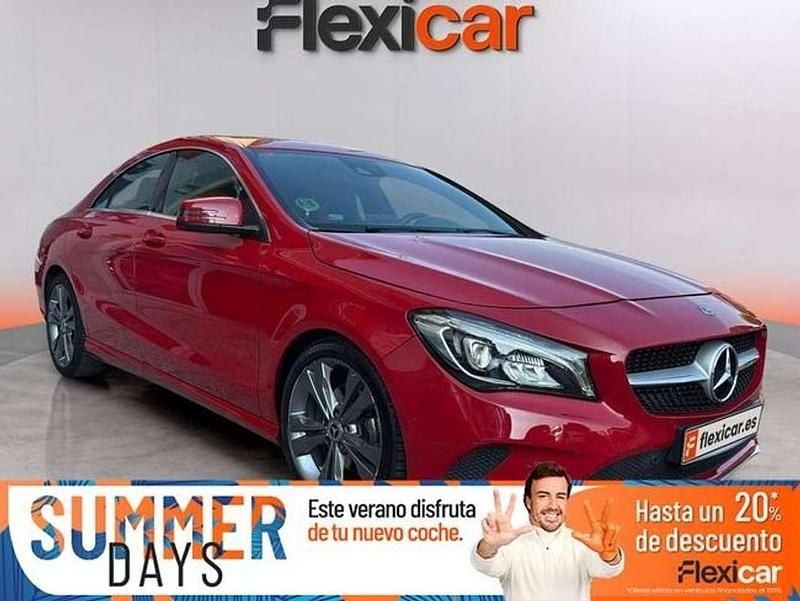 Rojo Usado 2017 Mercedes CLA180 Berlina | 18.890 € (Precio justo) - Imagen 1/4