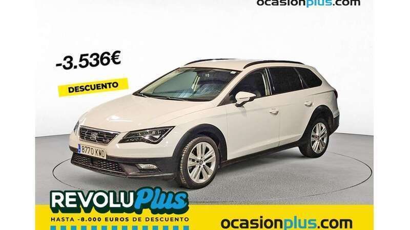 Blanco Usado 2018 Seat Leon ST FR Familiar | 14.864 € (Buen precio) - Imagen 1/4