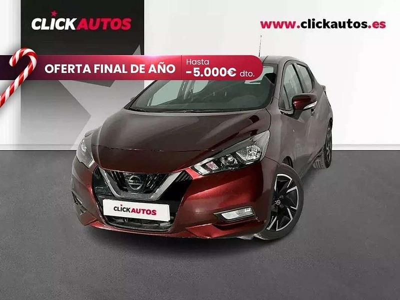 Rojo Usado 2021 Nissan Micra Acenta Utilitario | 10.100 € (Super precio) - Imagen 1/4