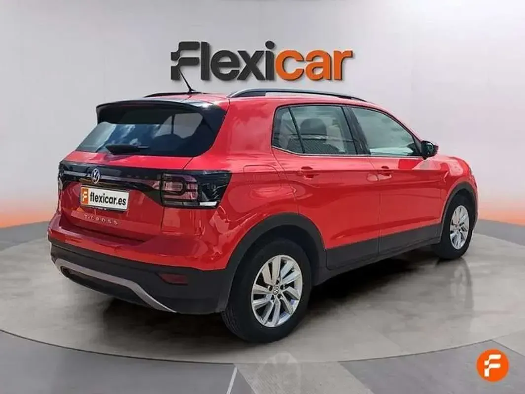Usado VW T-Cross Advance 95 CV (69 kW) 2019 Rojo SUV