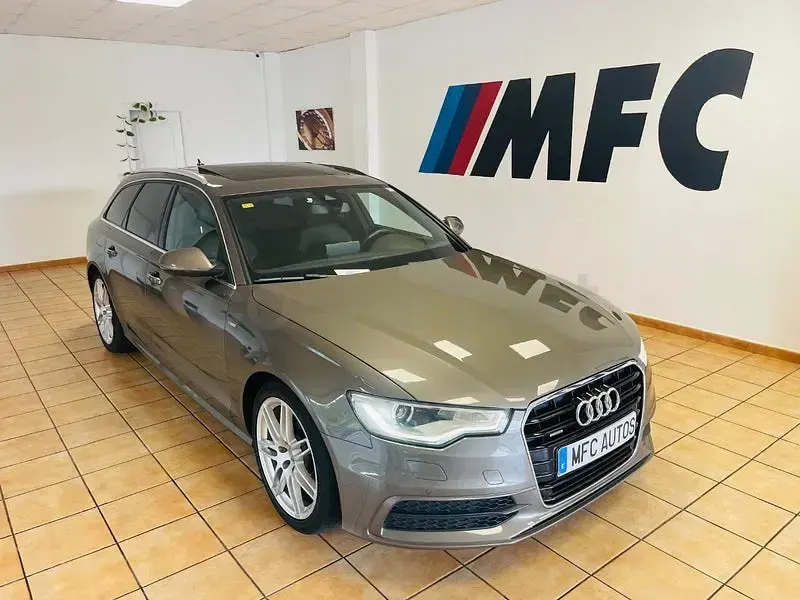 Usado Audi A6 S-Line 204 CV (150 kW) 2013 Beige Familiar